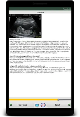 Pregnancy android App screenshot 2